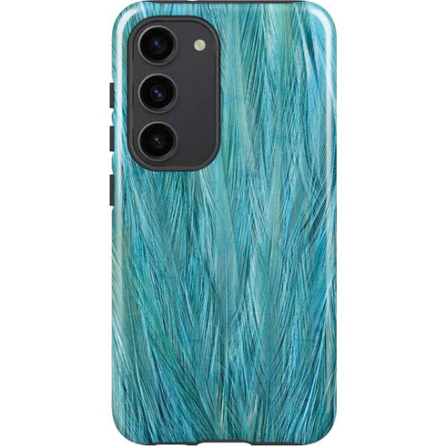 Feather Animal Print Galaxy S23 Pro Case