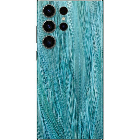 Feather Animal Print Galaxy S23 Ultra Skin