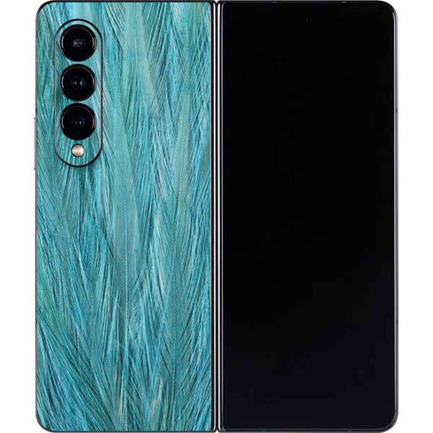 Feather Animal Print Galaxy Z Fold4 5G Skin