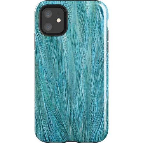 Feather Animal Print iPhone 11 Impact Case