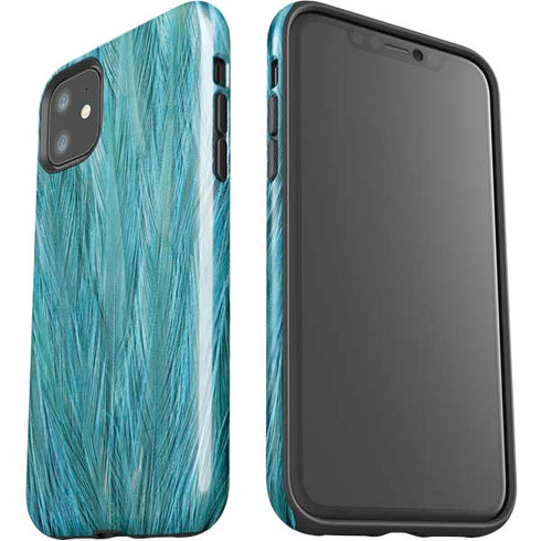 Feather Animal Print iPhone 11 Impact Case