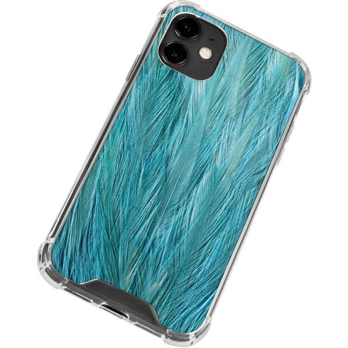 Feather Animal Print iPhone 12 Mini Clear Case