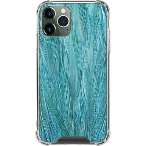 Feather Animal Print iPhone 12 Pro Clear Case