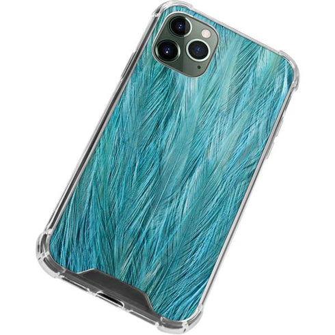 Feather Animal Print iPhone 12 Pro Clear Case