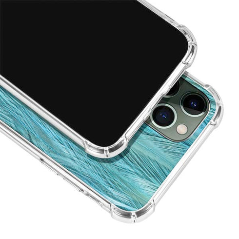 Feather Animal Print iPhone 12 Pro Max Clear Case