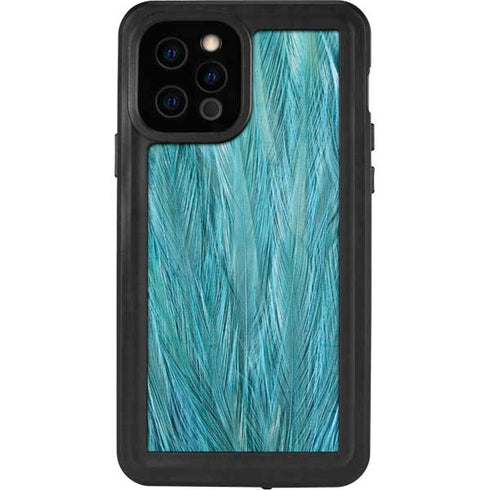 Feather Animal Print iPhone 12 Pro Waterproof Case