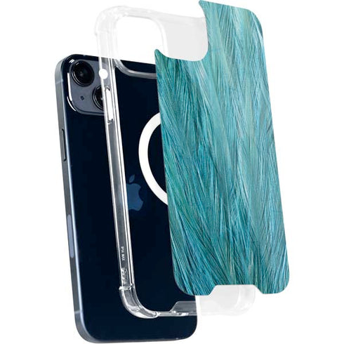 Feather Animal Print iPhone 14 Plus MagSafe Case
