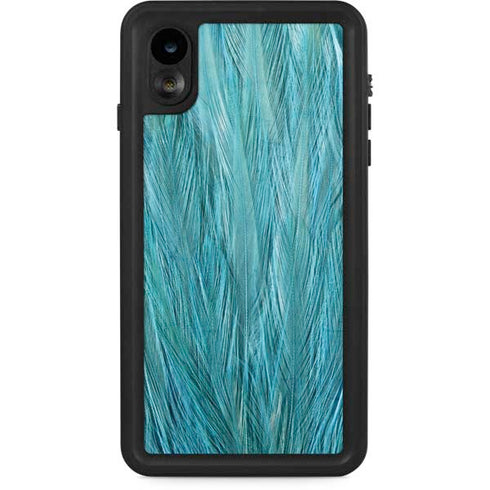 Feather Animal Print iPhone XR Waterproof Case