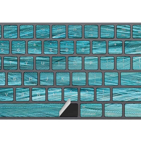 Feather Animal Print Magic Keyboard with Numeric Keypad Skin