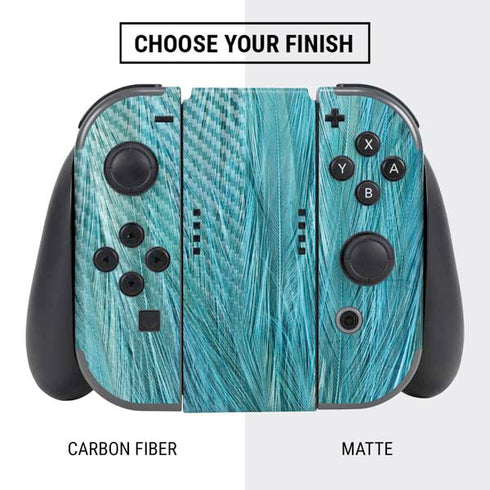 Feather Animal Print Nintendo Switch Bundle Skin