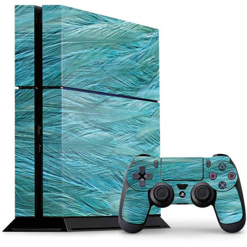 Feather Animal Print PS4 Console and Controller Bundle Skin