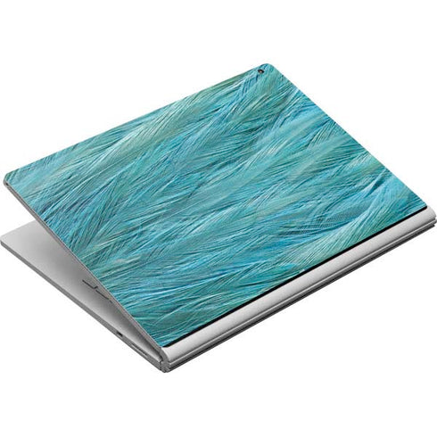 Feather Animal Print Surface Book Skin