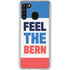 Feel The Bern Galaxy A21 Clear Case