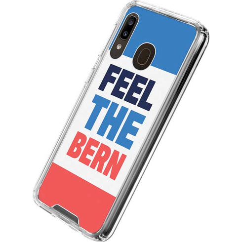 Feel The Bern Galaxy A30 Clear Case