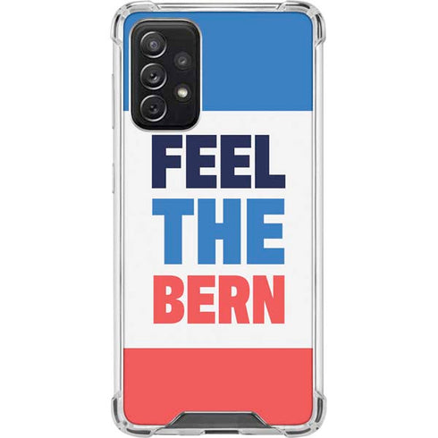 Feel The Bern Galaxy A72 5G Clear Case