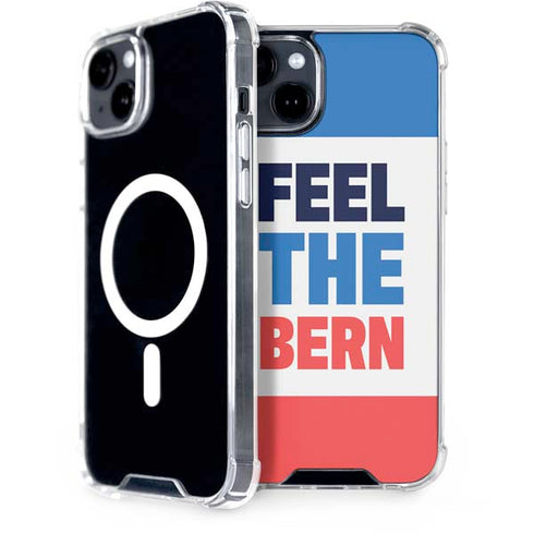 Feel The Bern iPhone 15 Plus MagSafe Case