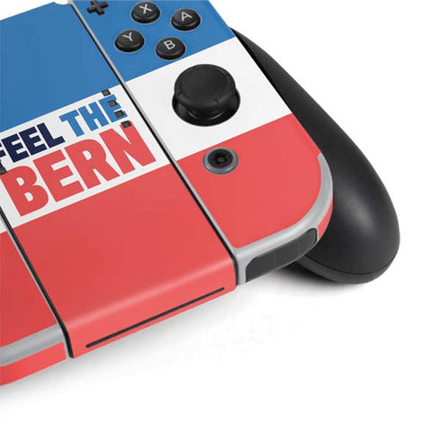 Feel The Bern Nintendo Switch OLED (2021) Skin