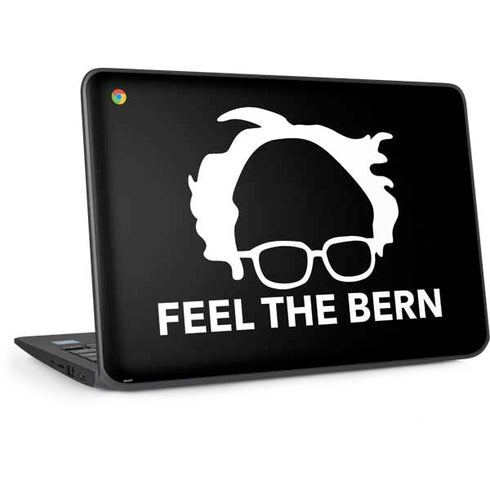 Feel The Bern Outline HP Chromebook Skin