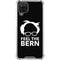 Feel The Bern Outline Galaxy A12 Clear Case