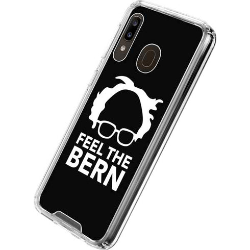 Feel The Bern Outline Galaxy A30 Clear Case