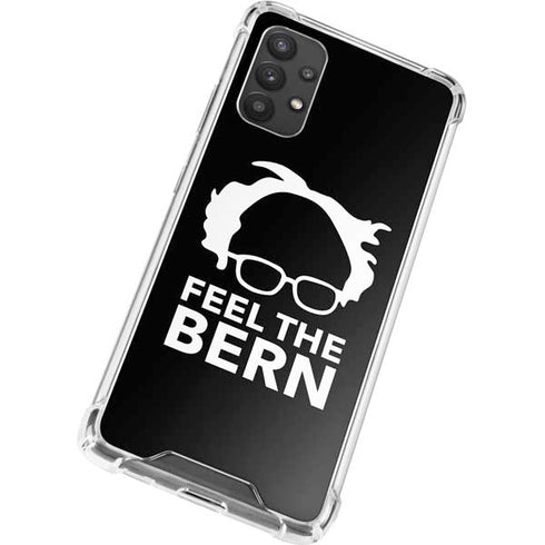 Feel The Bern Outline Galaxy A32 5G Clear Case