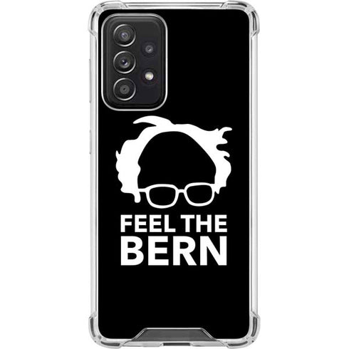 Feel The Bern Outline Galaxy A52 5G Clear Case