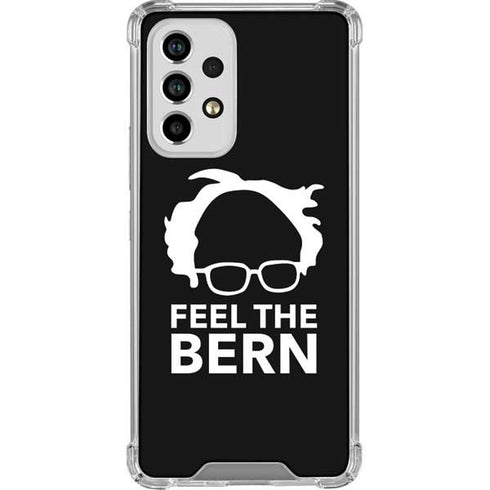 Feel The Bern Outline Galaxy A53 5G Clear Case