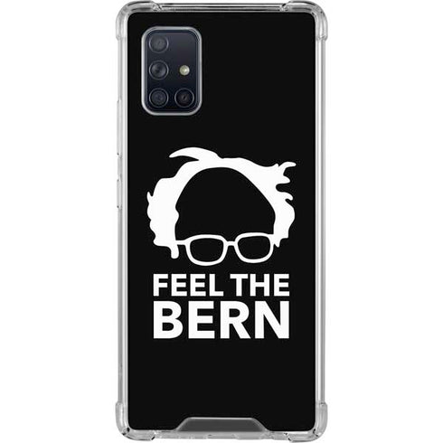 Feel The Bern Outline Galaxy A71 5G Clear Case