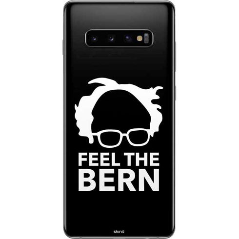 Feel The Bern Outline Galaxy S10 Plus Skin