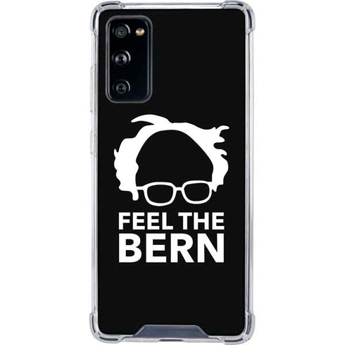 Feel The Bern Outline Galaxy S20 FE Clear Case