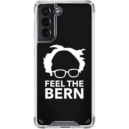Feel The Bern Outline Galaxy S21 5G Clear Case
