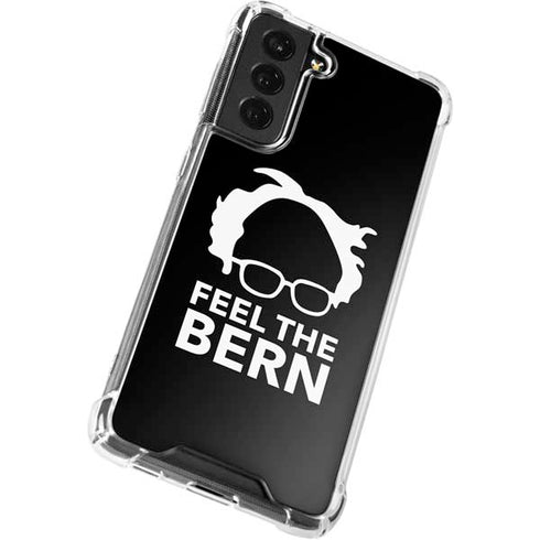 Feel The Bern Outline Galaxy S21 FE Clear Case