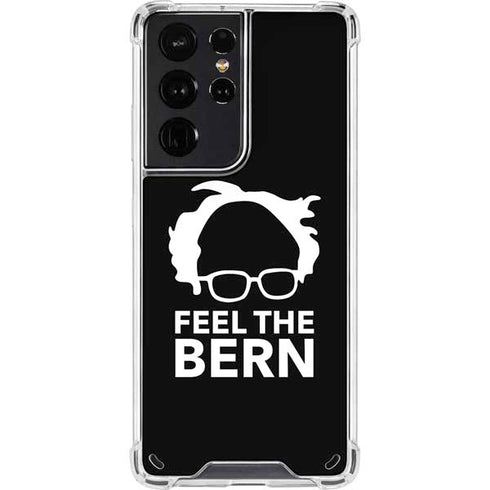 Feel The Bern Outline Galaxy S21 Ultra 5G Clear Case