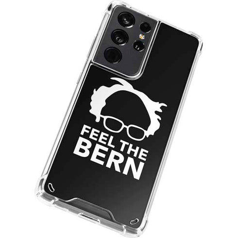 Feel The Bern Outline Galaxy S21 Ultra 5G Clear Case