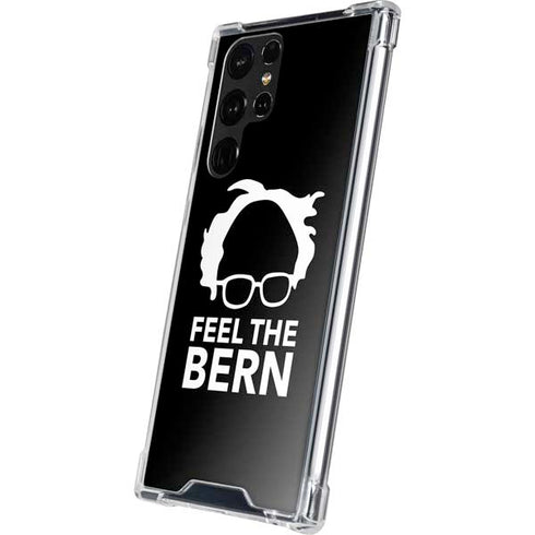 Feel The Bern Outline Galaxy S22 Ultra Clear Case