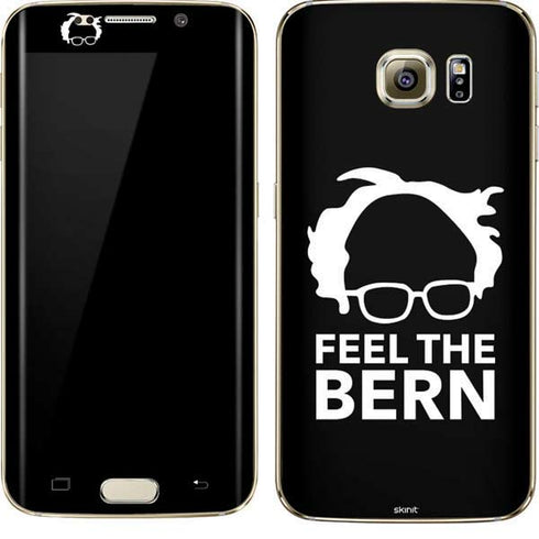 Feel The Bern Outline Galaxy S7 Edge Skin