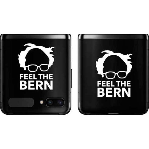 Feel The Bern Outline Galaxy Z Flip Skin