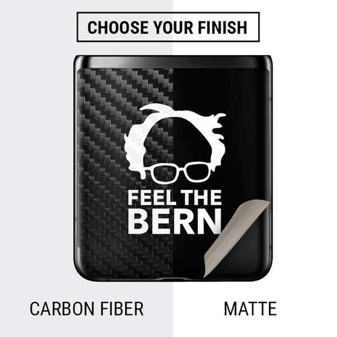 Feel The Bern Outline Galaxy Z Flip Skin