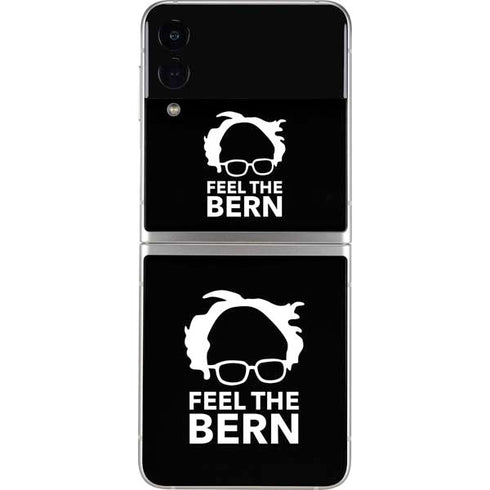Feel The Bern Outline Galaxy Z Flip3 5G Skin
