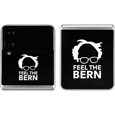 Feel The Bern Outline Galaxy Z Flip4 5G Skin