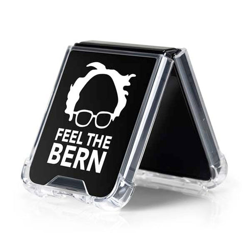Feel The Bern Outline Galaxy Z Flip5 5G Clear Case