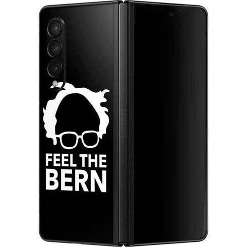 Feel The Bern Outline Galaxy Z Fold3 5G Skin