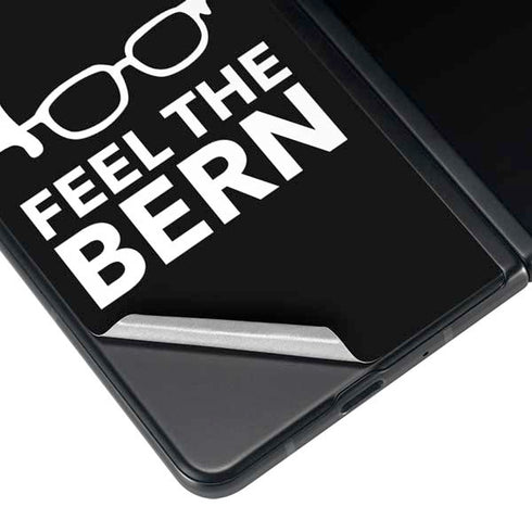 Feel The Bern Outline Galaxy Z Fold3 5G Skin