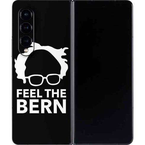 Feel The Bern Outline Galaxy Z Fold4 5G Skin