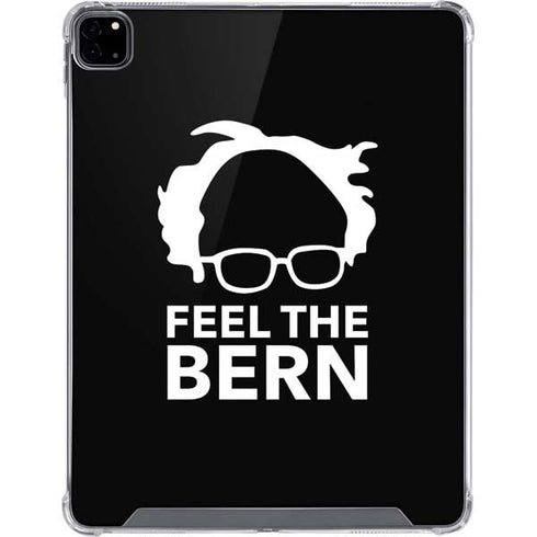 Feel The Bern Outline iPad Pro 12.9in (2020) Clear Case