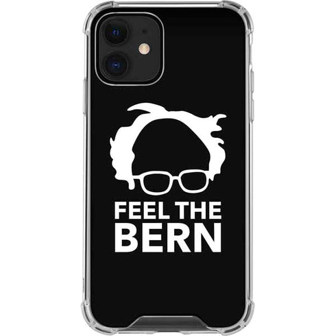Feel The Bern Outline iPhone 12 Mini Clear Case