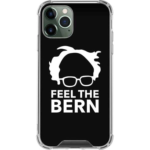 Feel The Bern Outline iPhone 12 Pro Clear Case