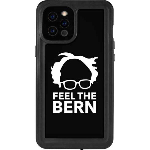 Feel The Bern Outline iPhone 12 Pro Max Waterproof Case