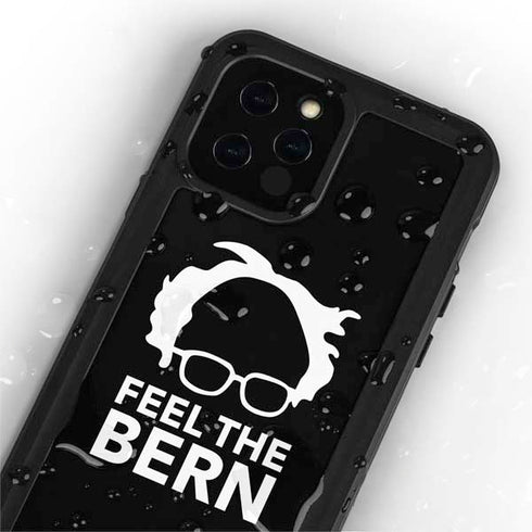 Feel The Bern Outline iPhone 12 Pro Waterproof Case