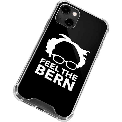 Feel The Bern Outline iPhone 13 Clear Case